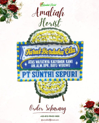 Papan Bunga Duka di Madidir Weru